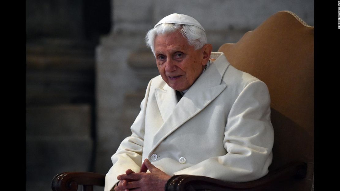 El papa emérito Benedicto XVI