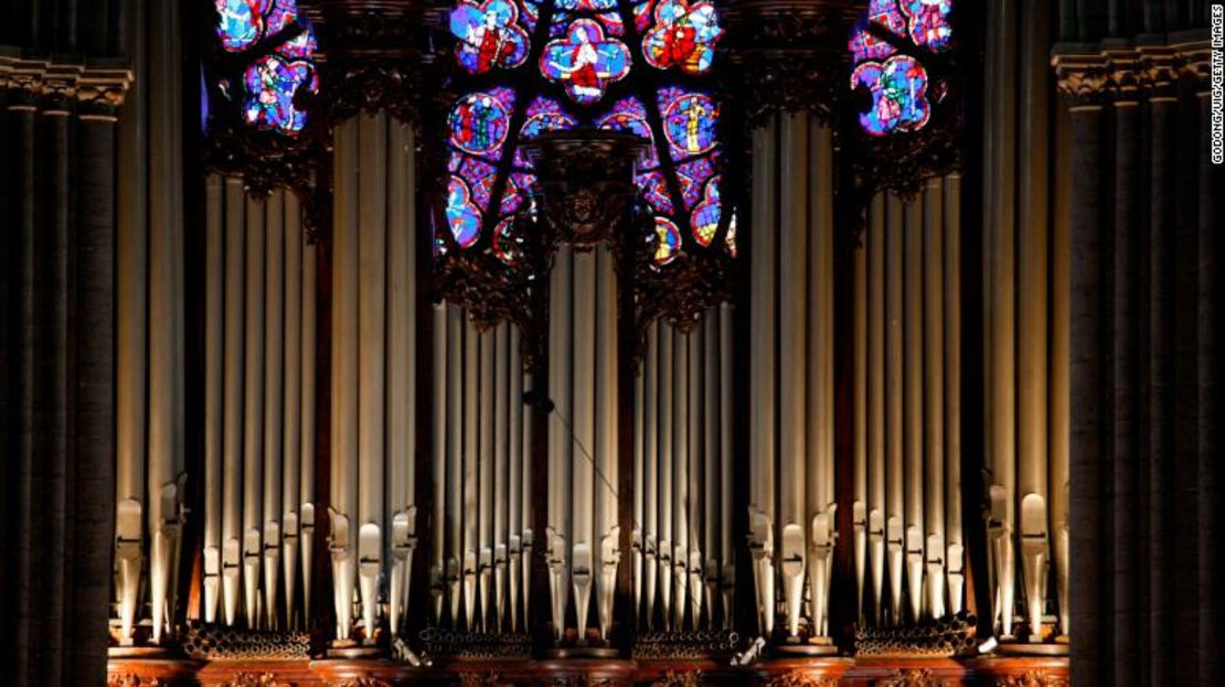 El Gran Órgano de la catedral de Notre Dame de París.