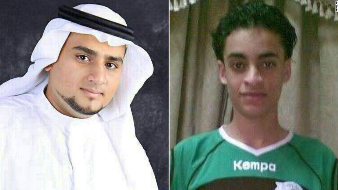 Abdulkareem al-Hawaj (a la izquierda) y Mujtaba al-Sweikat fueron asesinados por el gobierno de Arabia Saudita en abril de 2019.