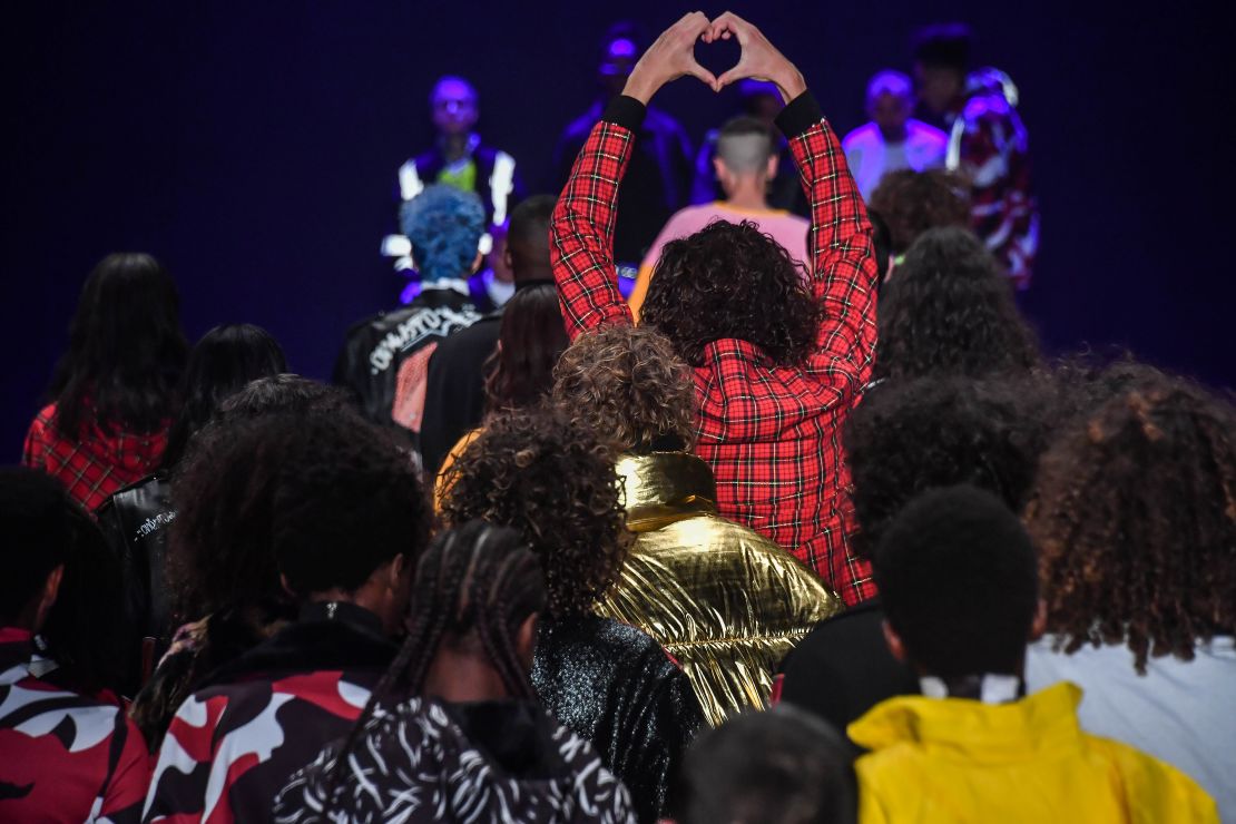 Una escena durante la presentación de una colección de moda en la última edición de la Sao Paulo Fashion Week.