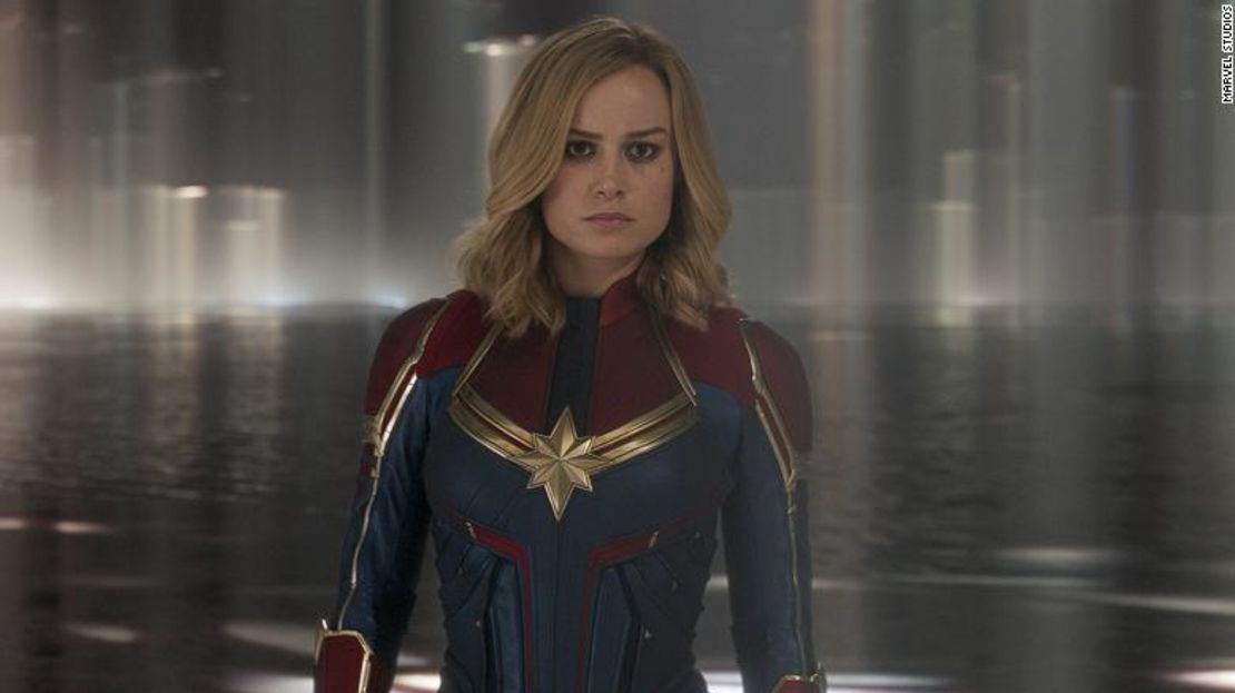 Brie Larson como Carol Danvers/Captain Marvel in "Captain Marvel".