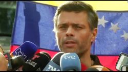 CNNE 645069 - leopoldo lopez- estoy en condicion de huesped de espana