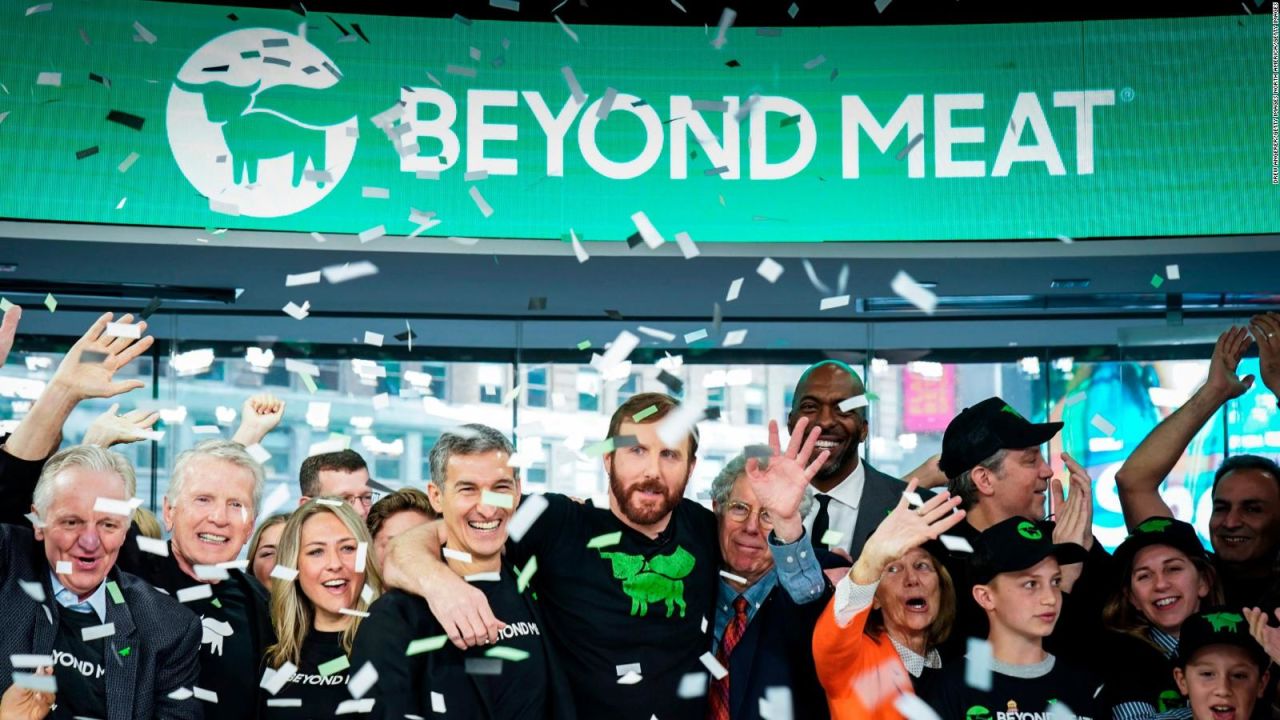 CNNE 645144 - beyond meat- accion crece 163% en su inicio en bolsa