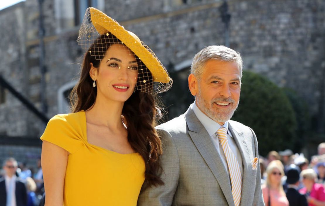 Amal y George Clooney acudieron el año pasado a la boda del príncipe Enrique y su esposa, Meghan, ahora duquesa de Sussex.