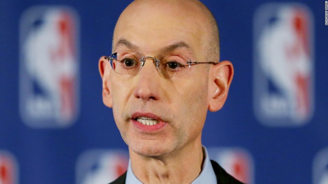 Adam Silver, comisionado de la NBA.