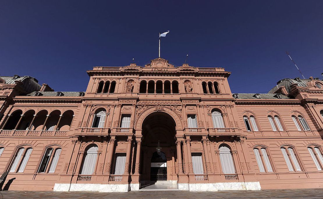La Casa Rosada, sede de la presidencia de Argentina.