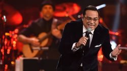 Gilberto Santa Rosa performs during the show for the 2016 Latin GRAMMY's Person Of The Year honoring Marc Anthony at the MGM Grand on November 16, 2016 in Las Vegas, Nevada.  / AFP / Valerie MACON