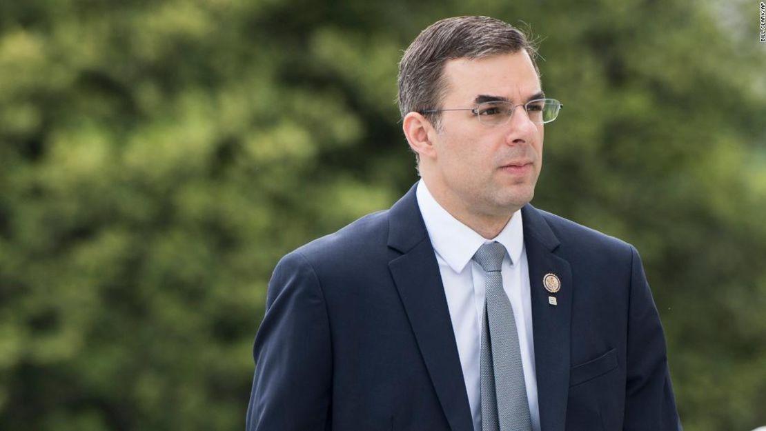 Justin Amash, representante republicano crítico de Donald Trump.