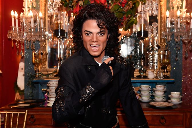 Una figura de cera de Michael Jackson en la exhibición “HIStory: The Legacy of Michael Jackson” en Madame Tussauds en Washington en agosto de 2016.