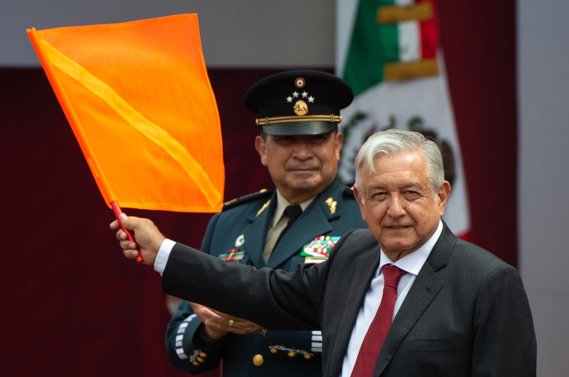 Andrés Manuel López Obrador, durante un evento oficial.