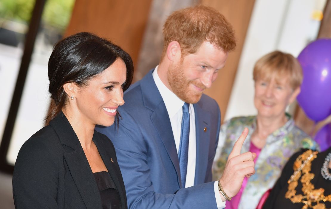 El príncipe Enrique y su esposa, Meghan, duquesa de Sussex.