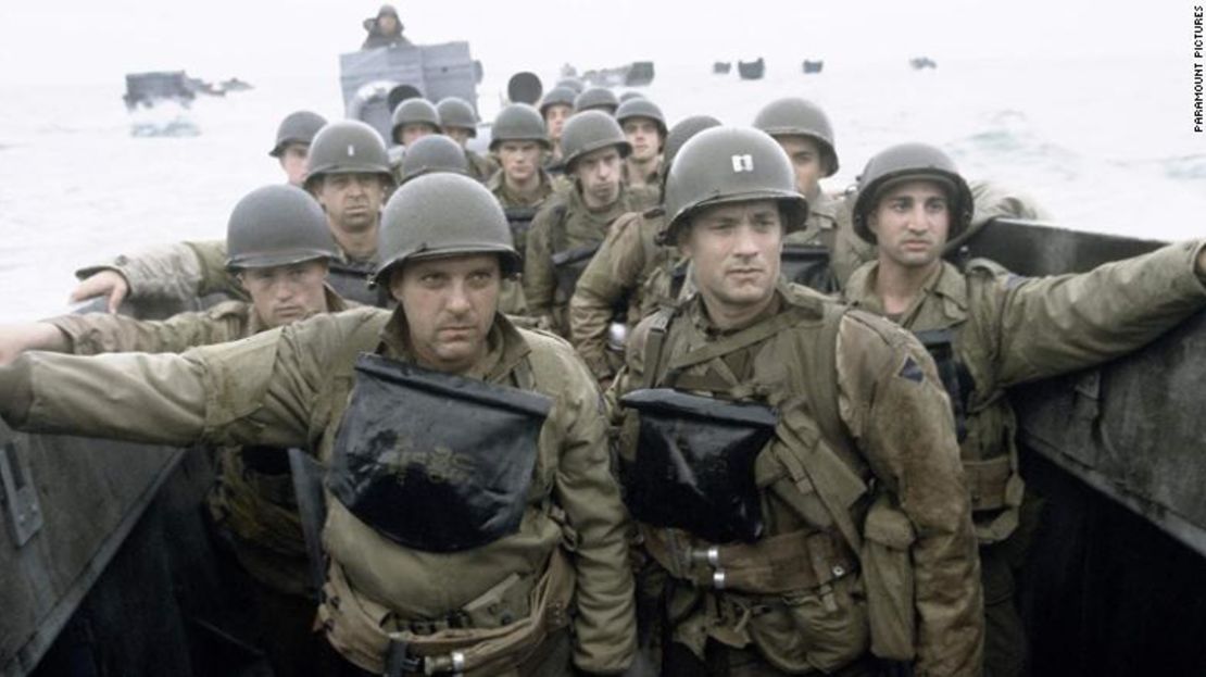 Una escena de "Saving Private Ryan", película de 1998 protagonizada por Tom Hanks.