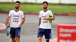 Messi y Agüero, dos piezas claves en la estructura de la Selección Argentina.