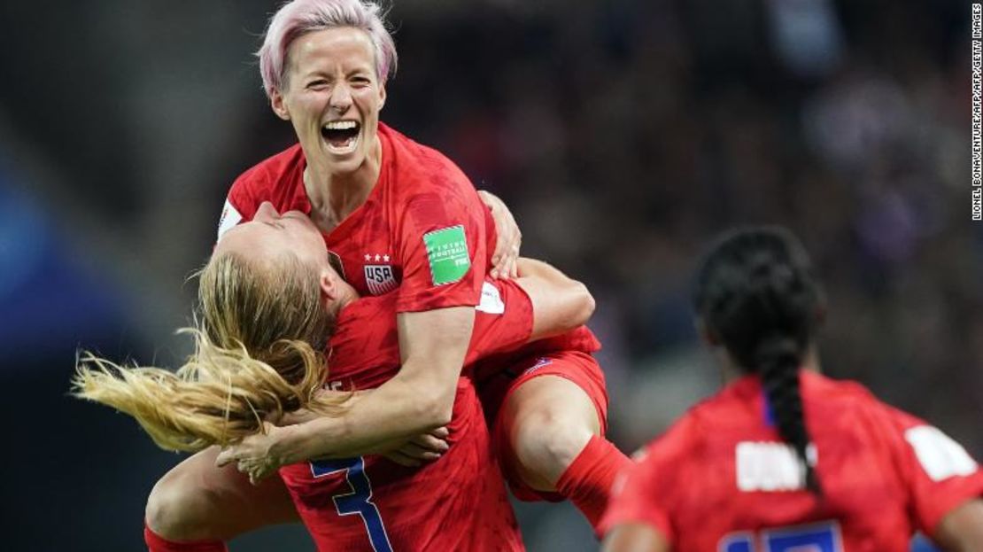 Megan Rapinoe, cocapitana de la selección femenina de fútbol de Estados Unidos.