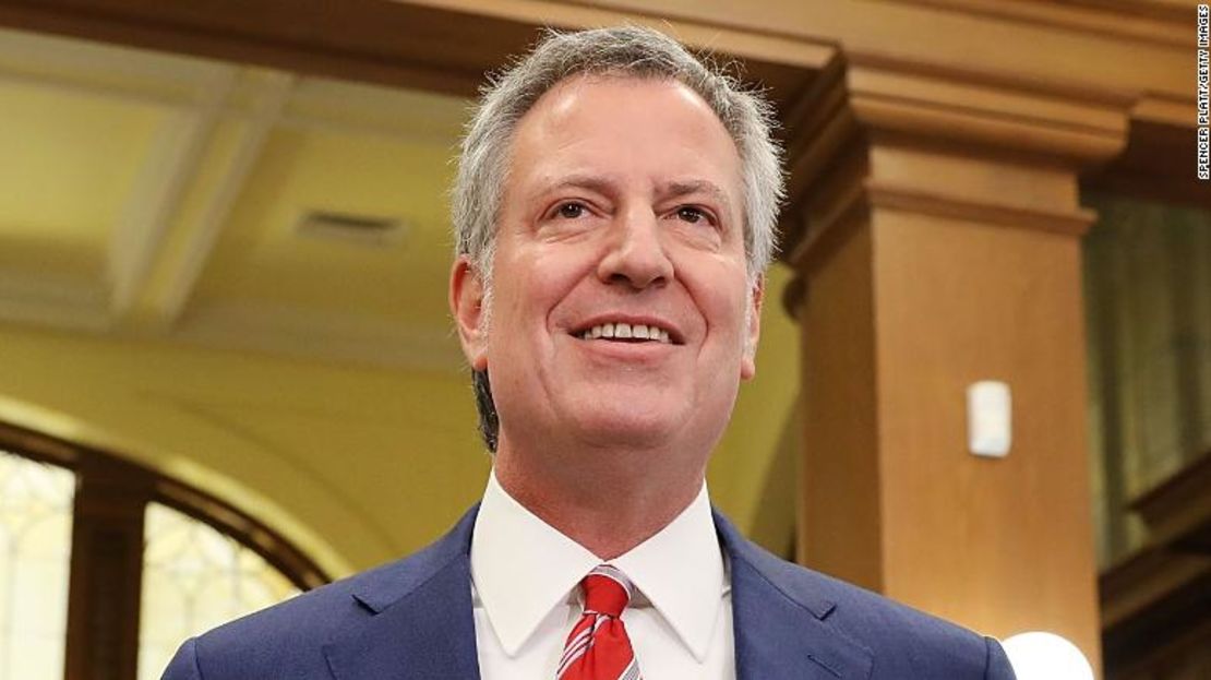 Bill de Blasio, alcalde de Nueva York.