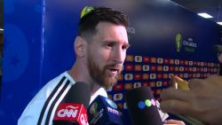 CNNE 666402 - lionel messi- "brasil sera complicado porque es fuerte y juega de local"