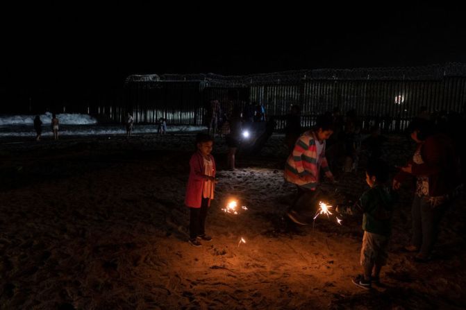 Del lado mexicano de la frontera también se festejó el 4 de julio.