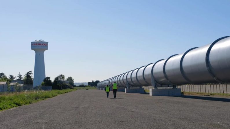 Pista piloto — Hyperloop TT tiene instalaciones de prueba en Toulouse, en Francia.