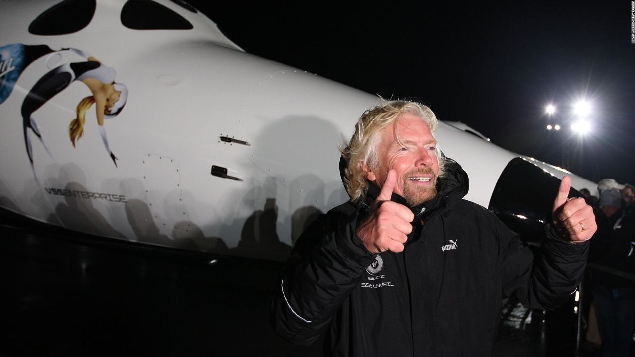 CNNE 670671 - richard branson planea cotizar a virgin galactic