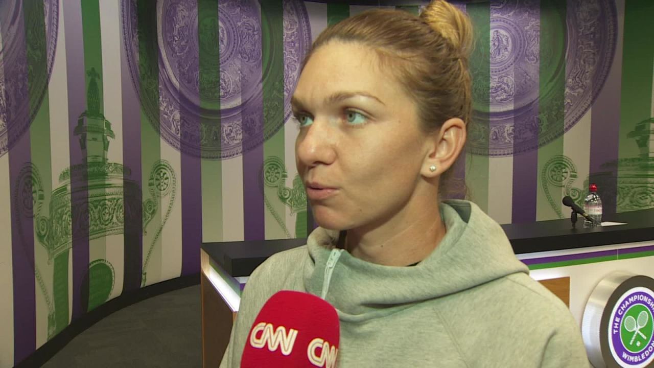 CNNE 672485 - halep- "tenia confianza y sabia que podia ganar wimbledon"