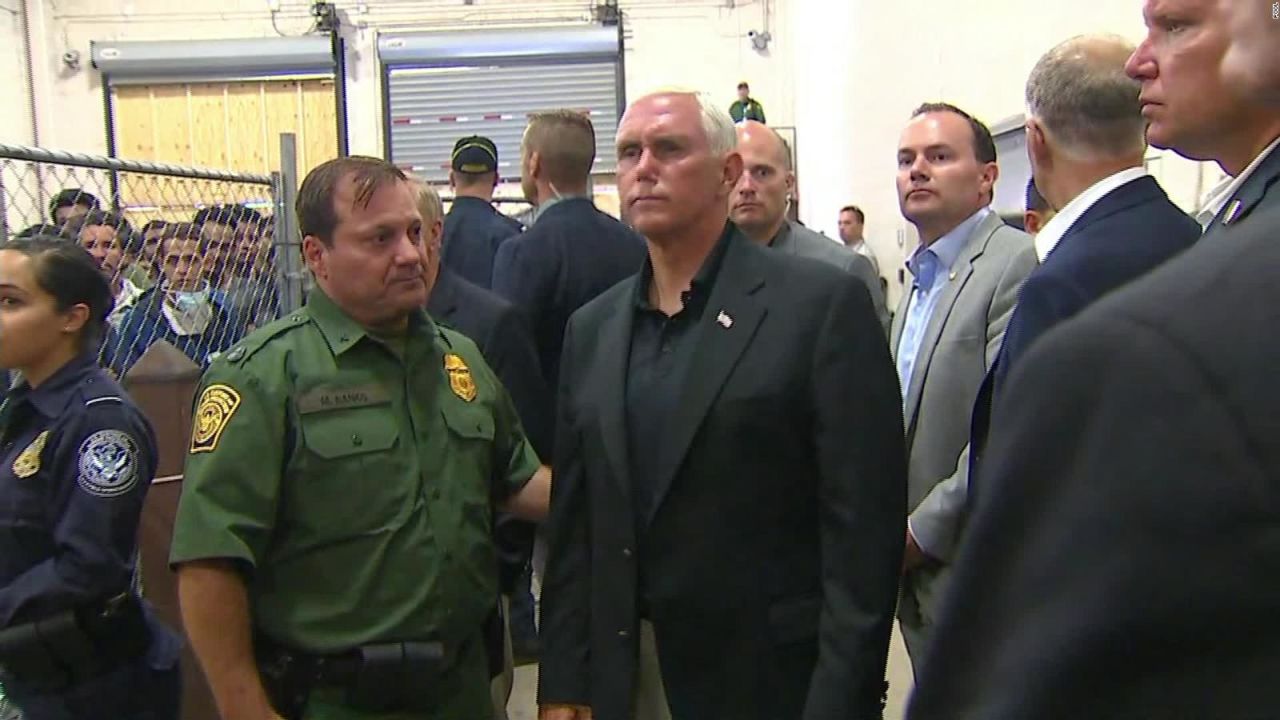 CNNE 672991 - esto es lo que mike pence vio en los centros de detencion