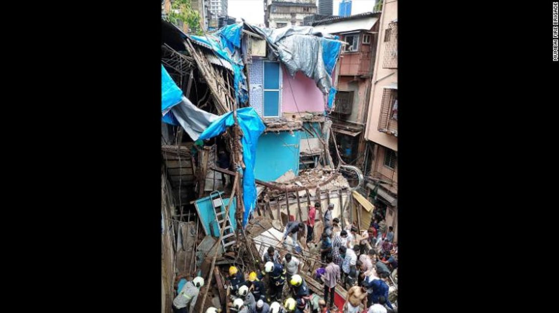 El edificio estaba en el barrio Dongri de Mumbai.