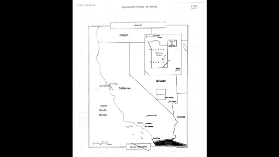 El mapa y otros documentos se publicaron en respuesta a una solicitud de Ley de Libertad de Información presentada por Jeffrey T. Richelson, miembro principal de los Archivos de Seguridad Nacional, en 2005.