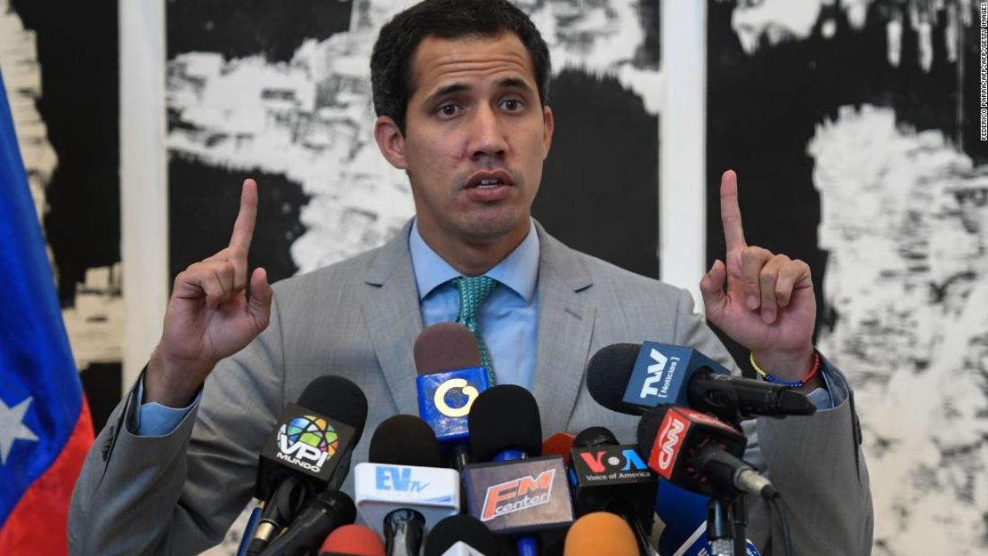 Juan Guaidó, presidente de la Asamblea Nacional y reconocido como presidente encargado del país por más de 50 países.