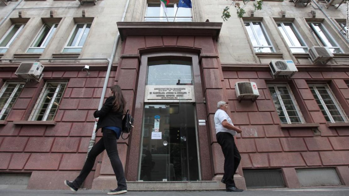 Fachada de una oficina estatal búlgara.