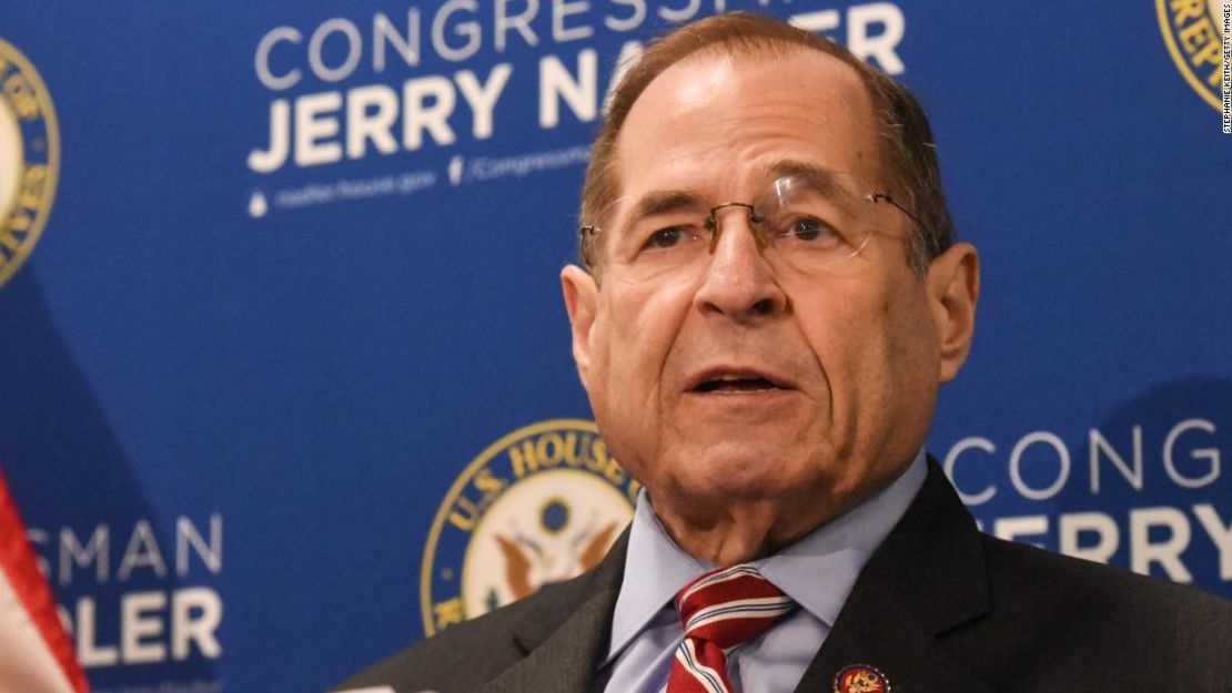 El presidente de la Comisión Judicial de la Cámara de Representantes, Jerry Nadler.