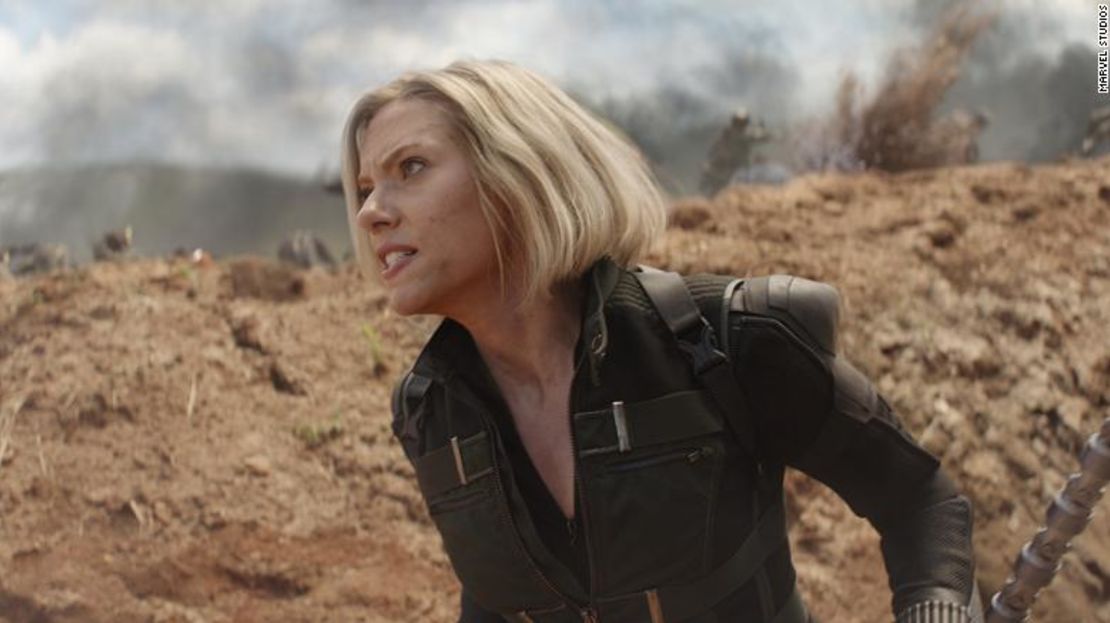 Scarlett Johansson como Black Widow en "Avengers: Endgame."