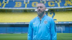 CNNE 678751 - de rossi ya esta en boca y lo recibieron a lo grande