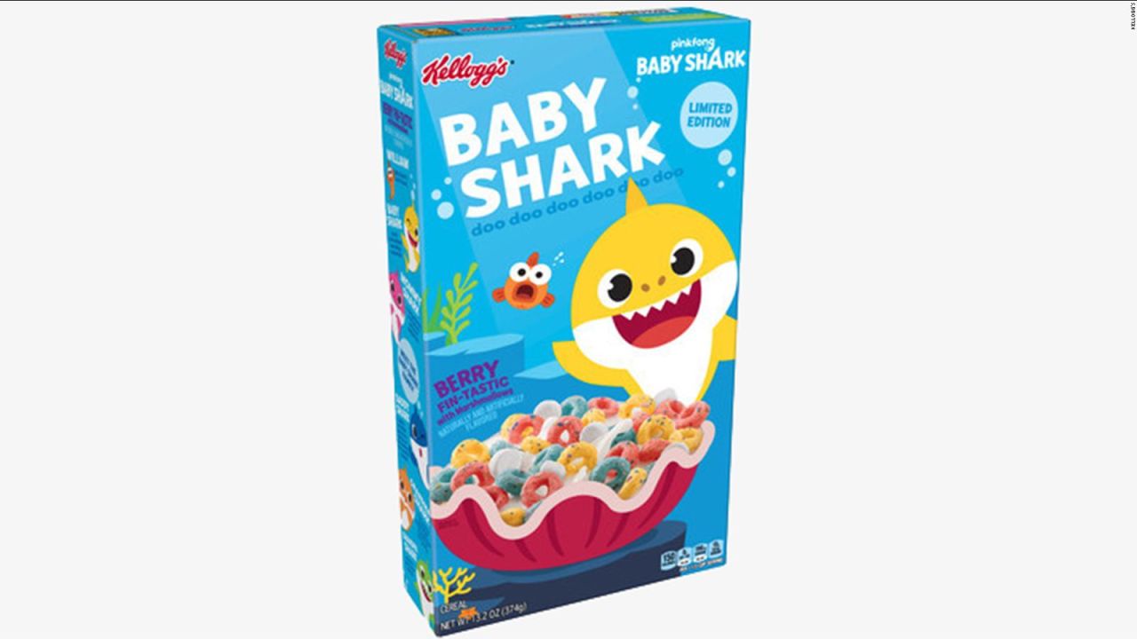 CNNE 679691 - "baby shark" ahora es un cereal du du du dududu