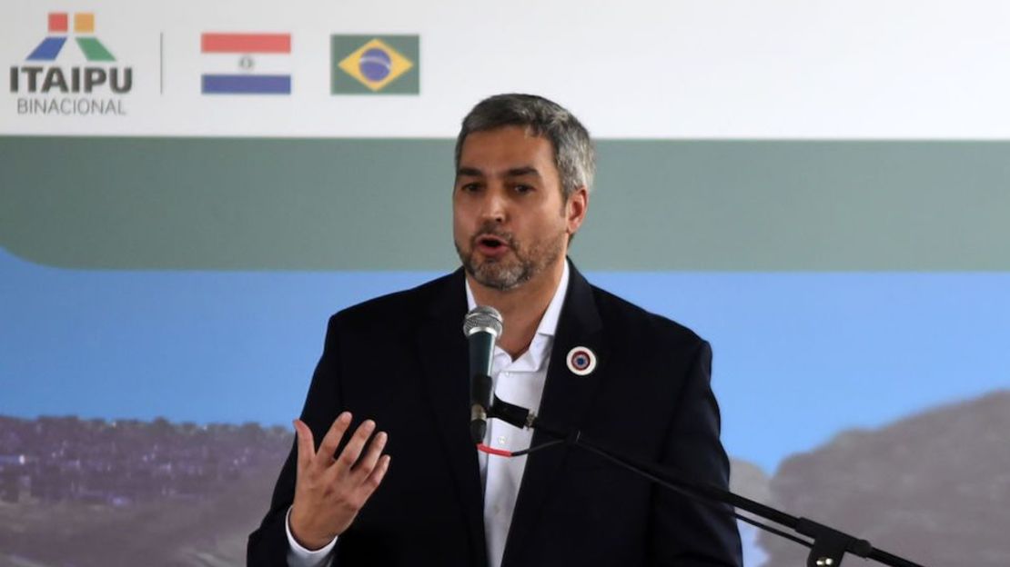 El preisdente de Paraguay, Mario Abdo Benítez.