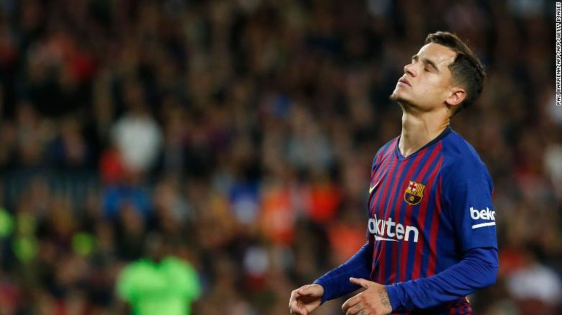 El mediocampista brasileño Philippe Coutinho ha luchado para brillar en el FC Barcelona.