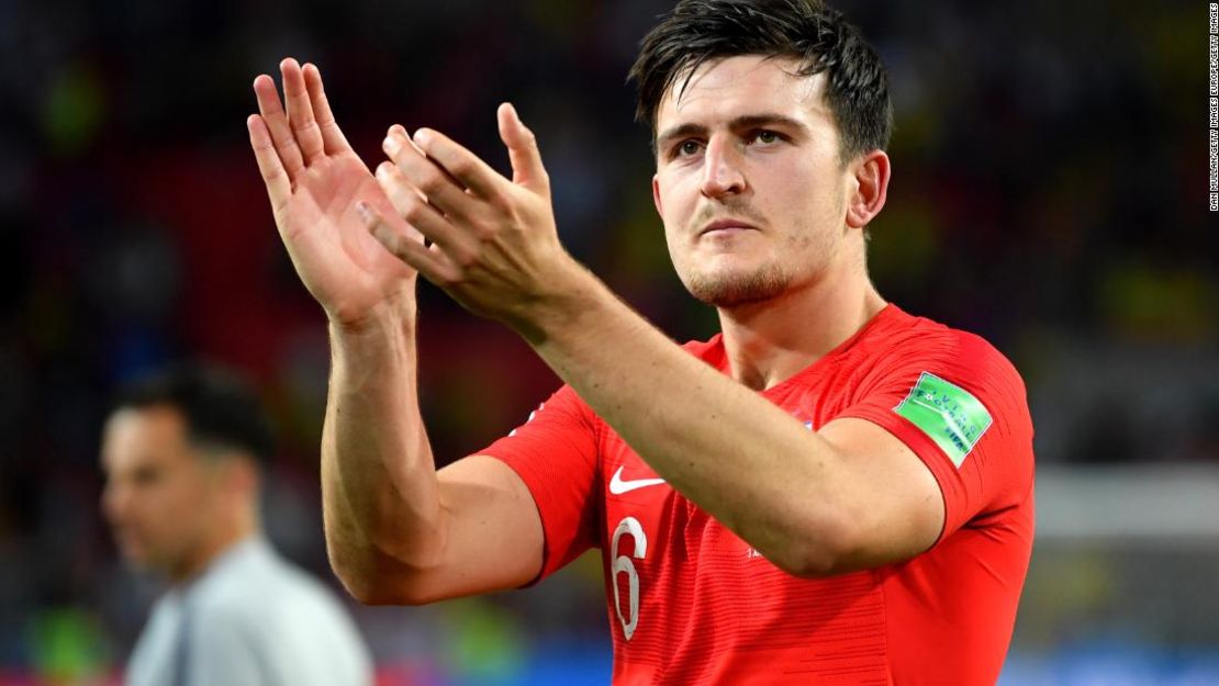 Harry Maguire, con la selección de Inglaterra.