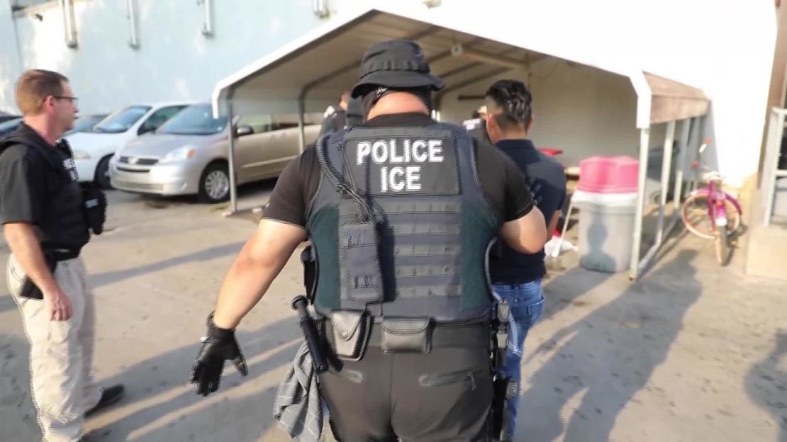 Casi 700 personas fueron detenidas en las redadas de la semana pasada.