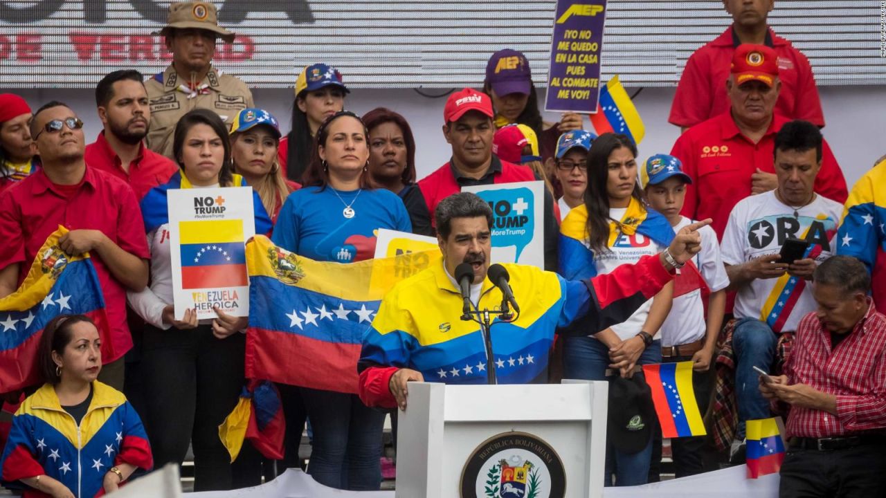 CNNE 685946 - el chavismo protesta contra trump