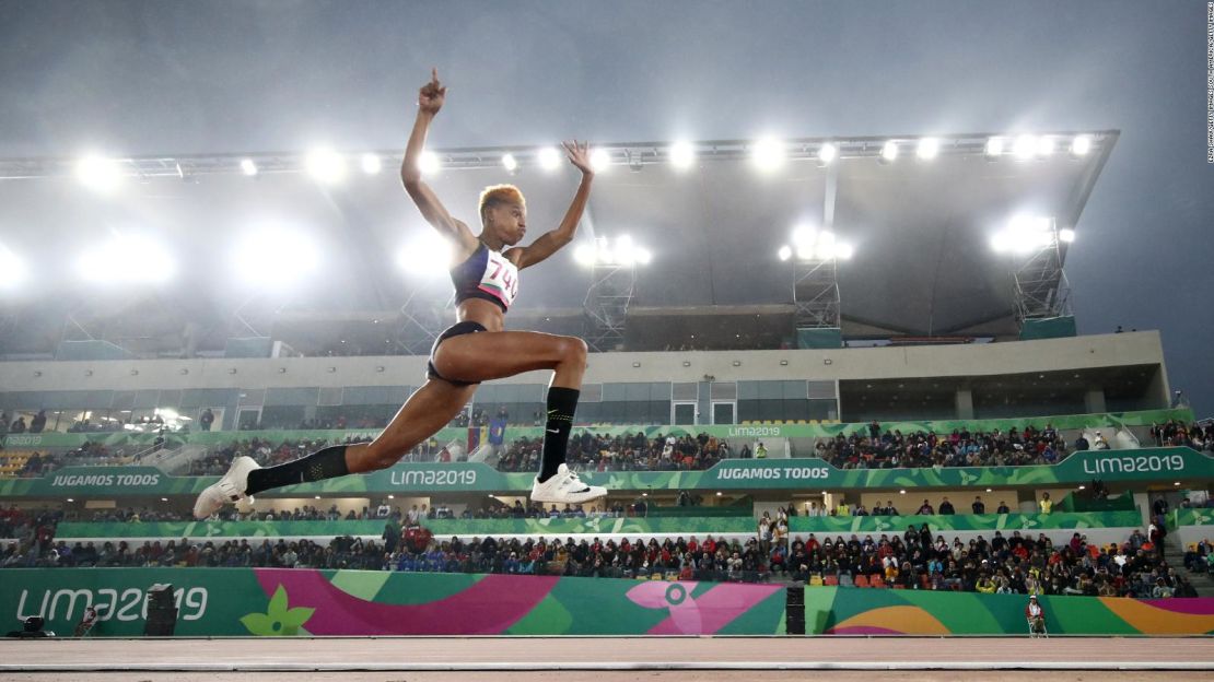 Yulimar Rojas en su participación de los Juegos Panamericanos Lima 2019 batió un récord mundial.