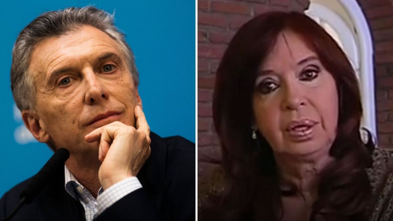 CNNE 686767 - las reacciones de macri y cristina f- de kirchner tras las primarias