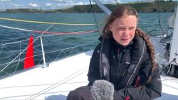 CNNE 689540 - greta thunberg busca atravesar el atlantico en un velero