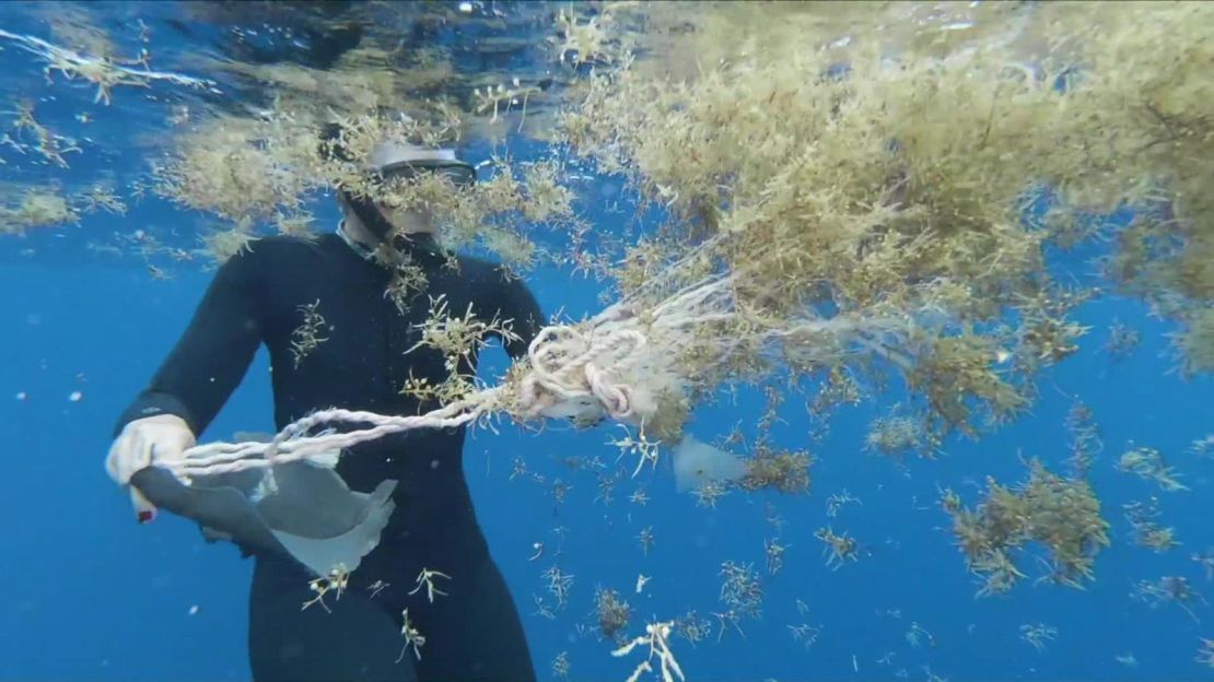 CNNE 690769 - microplasticos se amontonan en el oceano atlantico