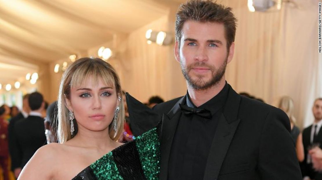 Miley Cyrus y Liam Hemsworth en una imagen de archivo.