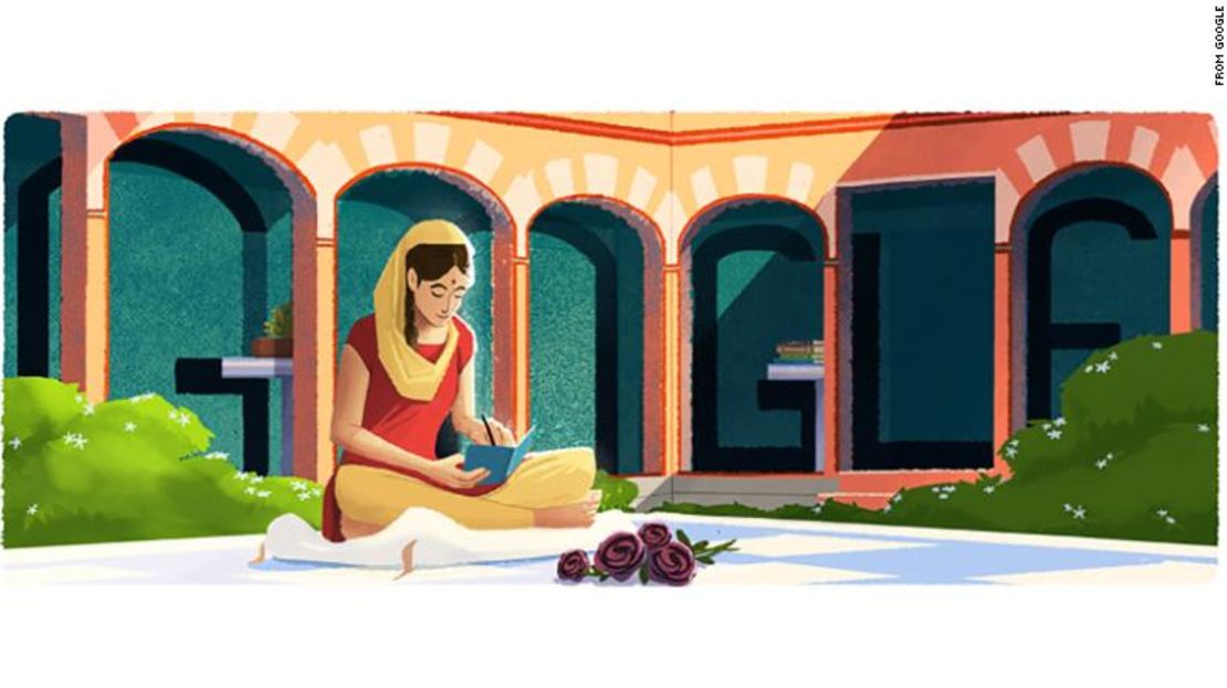 Google honró a la escritora Amrita Pritam con un doodle.