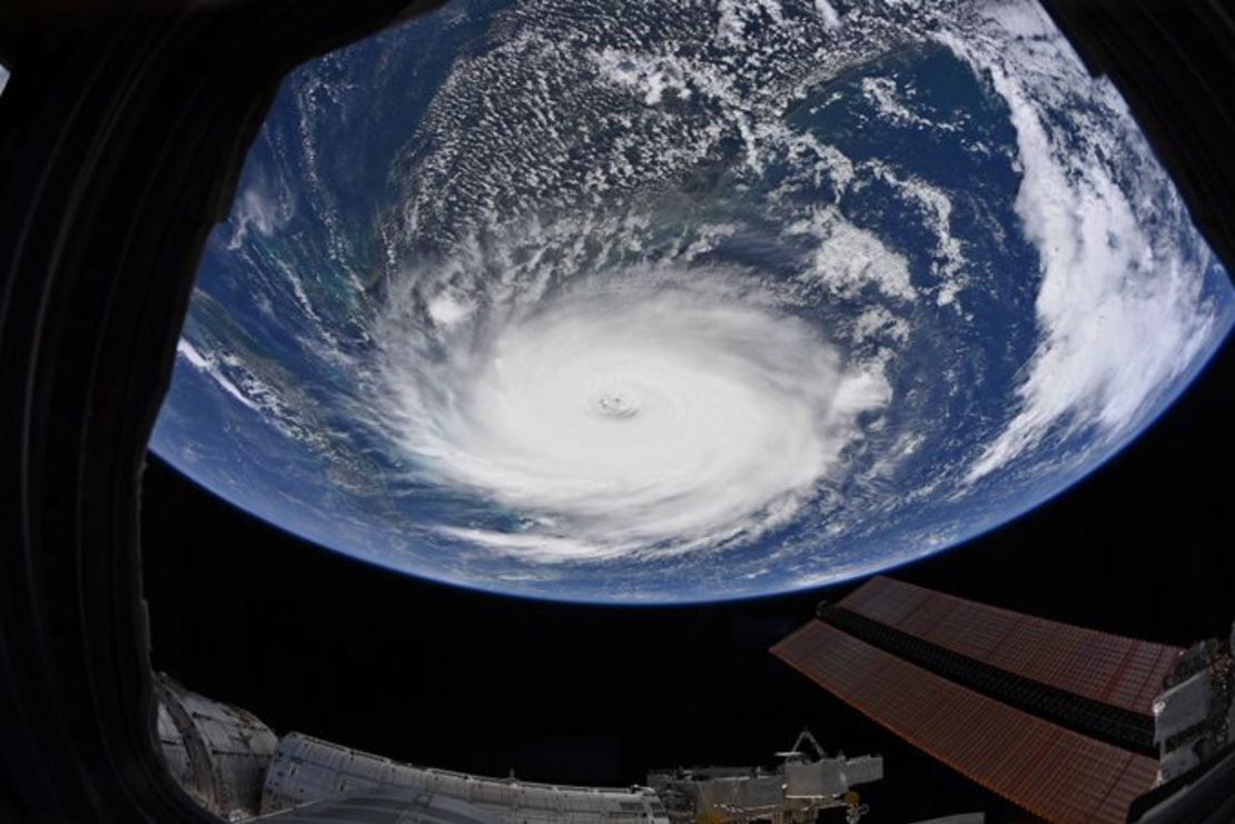 El huracán Dorian fotografiado desde el espacio, el 2 de septiembre.