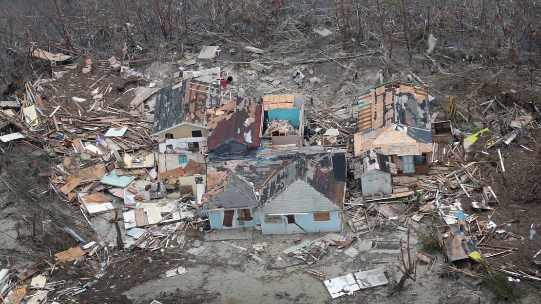 El daño provocado por el huracán Dorian en la isla Gran Abaco en Bahamas, el 4 de septiembre.