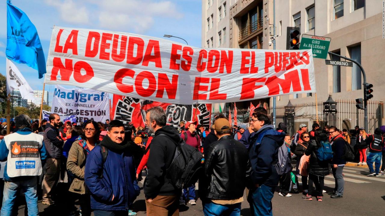 CNNE 698983 - protestas contra macri en buenos aires