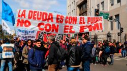 CNNE 698983 - protestas contra macri en buenos aires