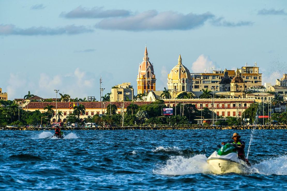 View of the old city in Cartagena, Colombia, during the XXV Ibero-American Summit on October 28, 2016.
Vista de la Ciudad Antigua de Cartagena, Colombia, durante la Cumbre Iberoamericana de 2016.