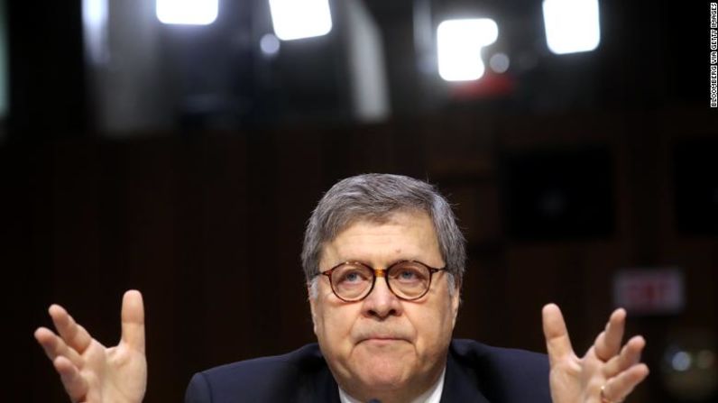 William Barr, secretario de Justicia.